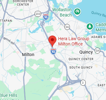 Map of Hera Law Group's Milton office location